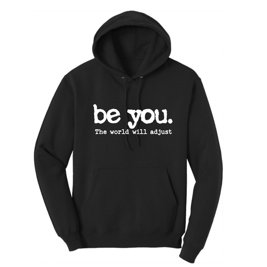 be you. HOODIE (BLACK)