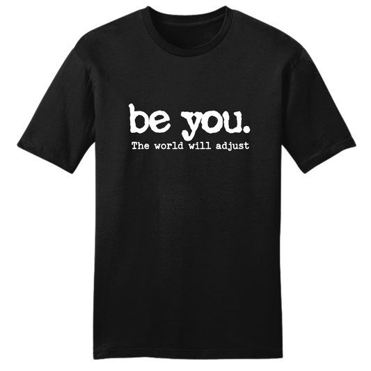 be you. T-SHIRT (BLACK)